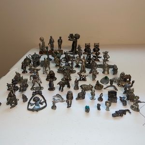 Vintage pewter collection